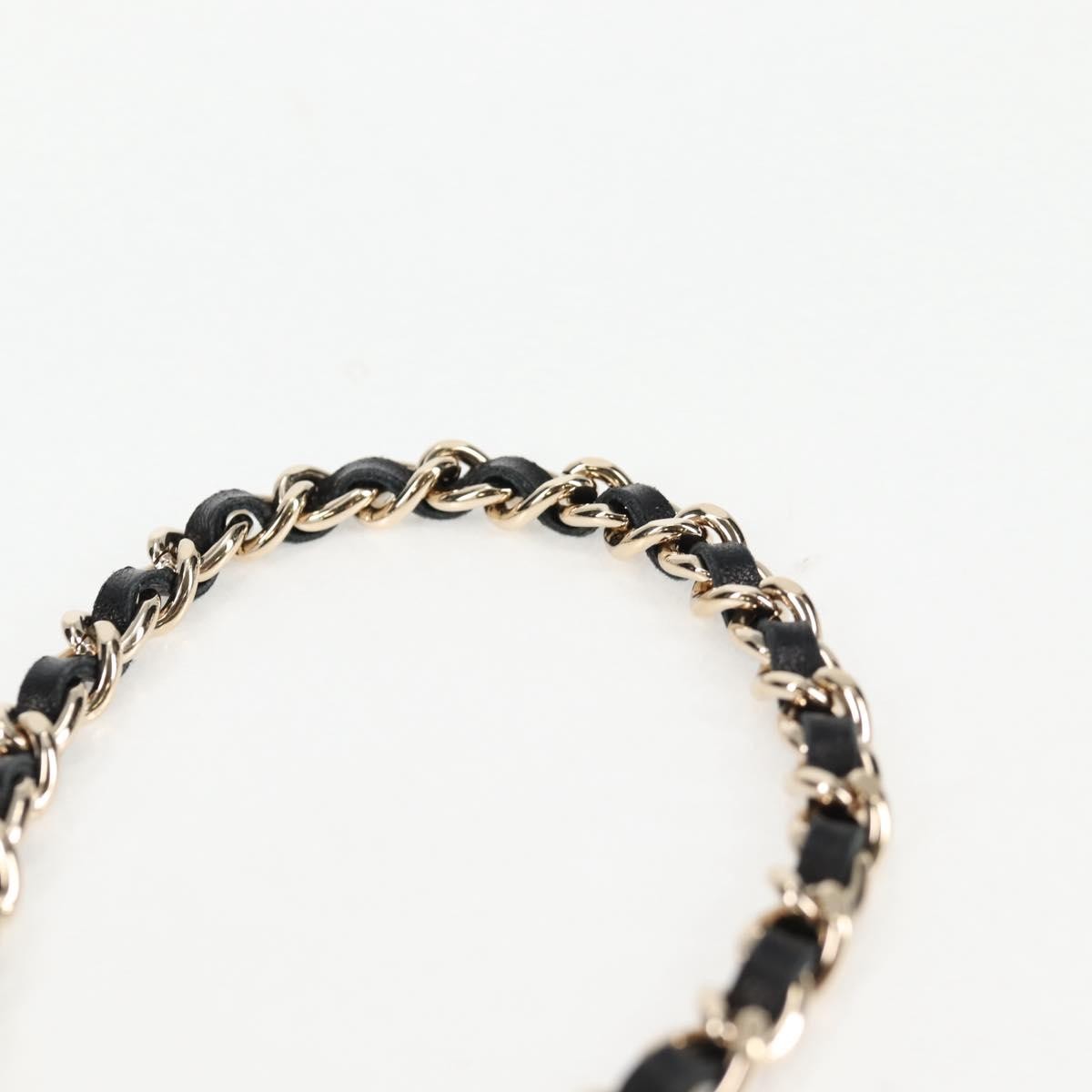 Chanel Chain Flap Shoulder Bag Quilted Nylon Black Nylon Shoulder Bag Bag (Pre-Owned)