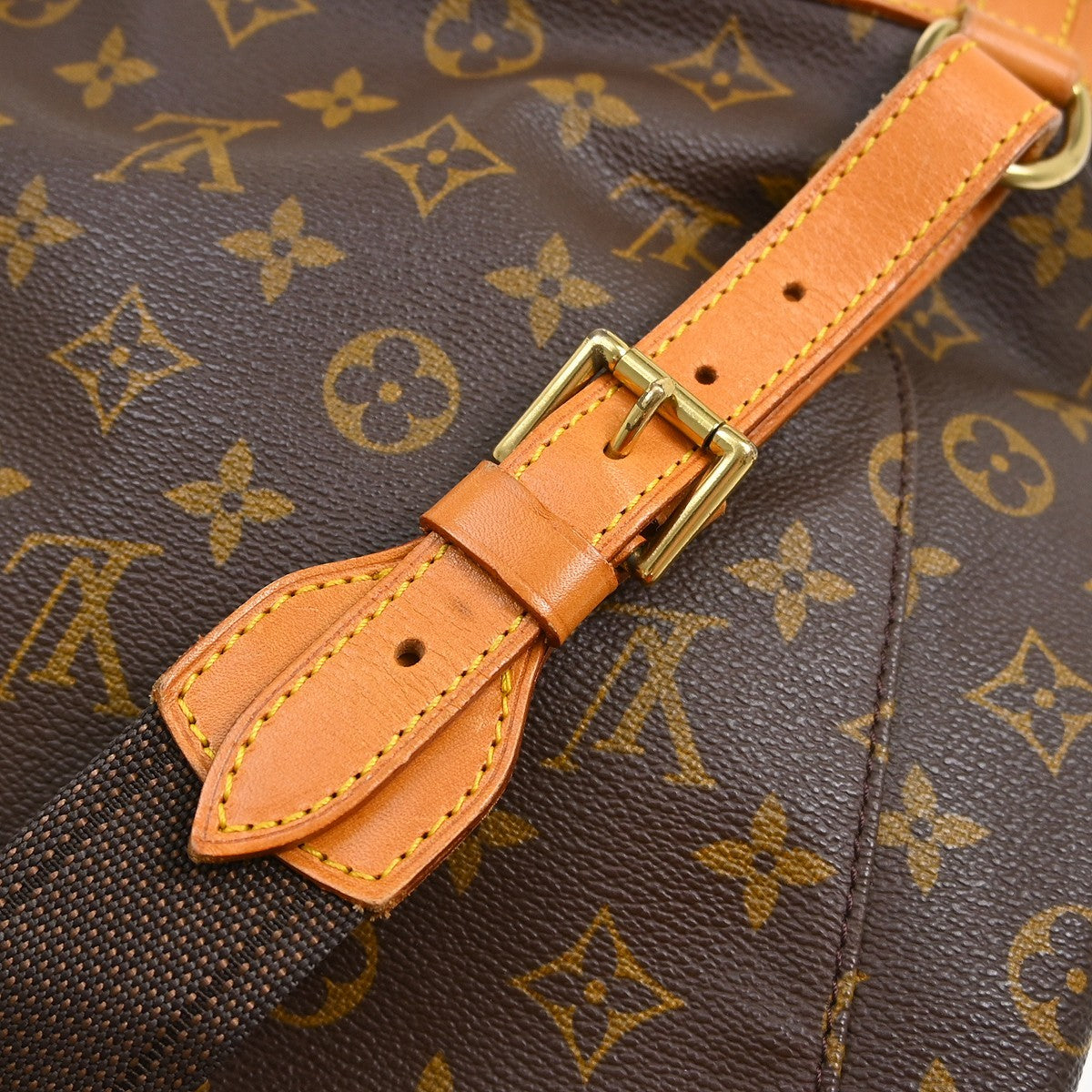 Louis Vuitton Vintage Montsouris Backpack Monogram Canvas Brown Canvas Backpack Bag (Pre-Owned)