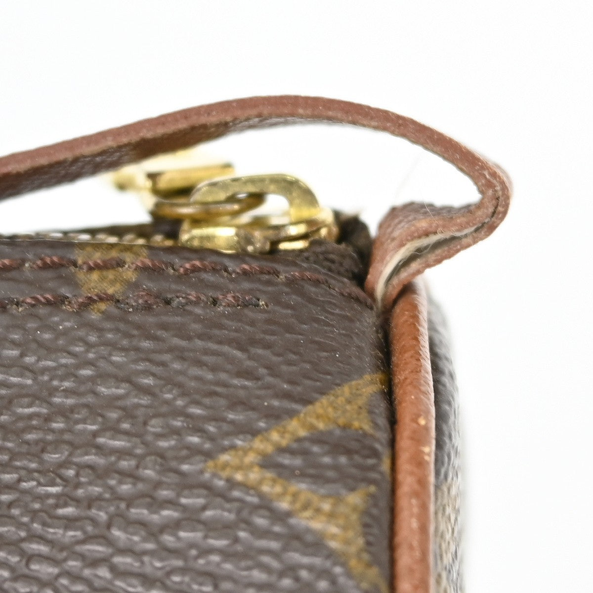 Louis Vuitton Papillon Pochette Monogram Canvas Brown Canvas Clutche & Pouche Bag (Pre-Owned)
