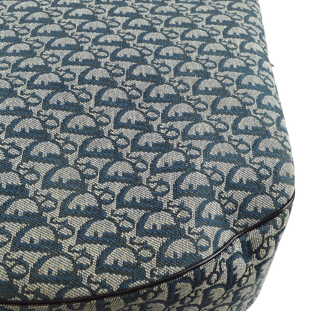 Christian Dior Vintage Trotter Handbag Canvas Navy Canvas Handbag (Pre-Owned)
