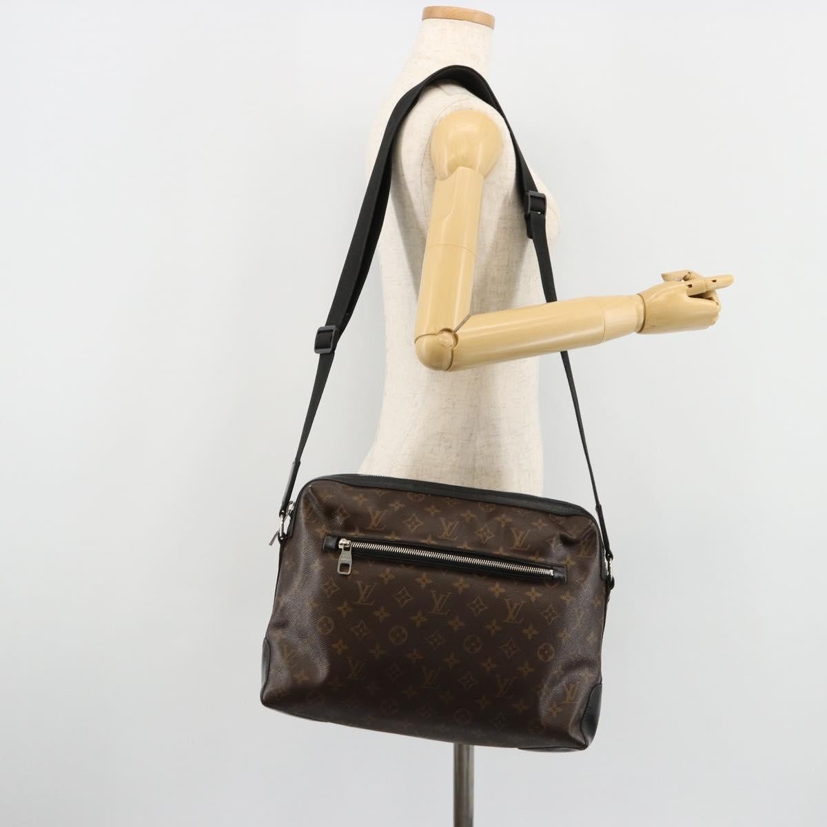 Louis Vuitton Torres Handbag Macassar Monogram Canvas Brown Canvas Shoulder Bag Bag (Pre-Owned)