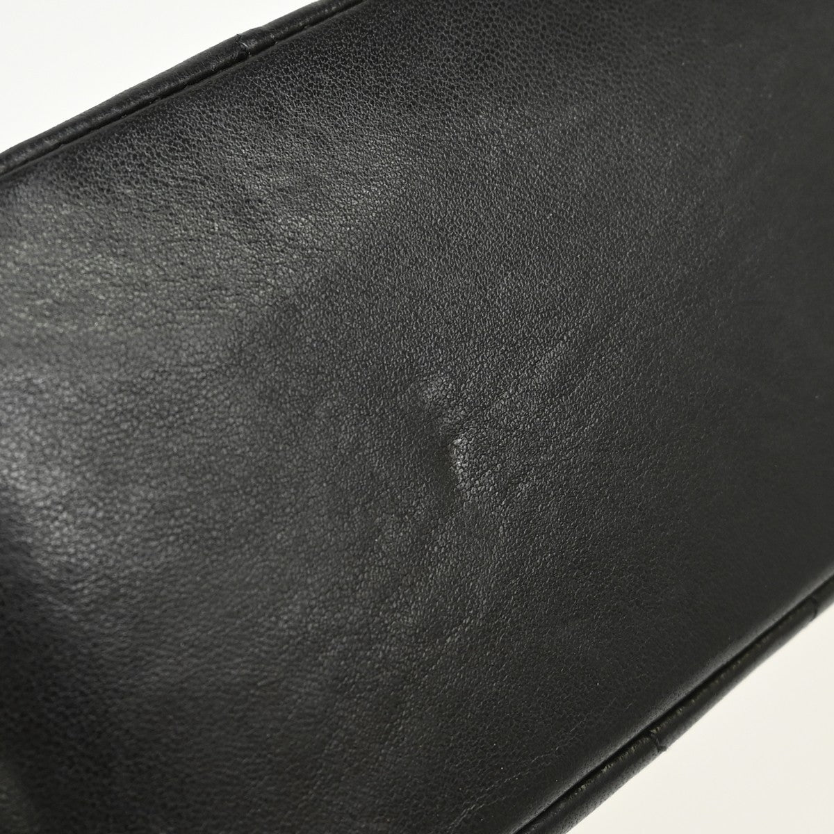 Chanel Vintage Diana Flap Bag Quilted Lambskin Black Leather Handbag (Pre-Owned)