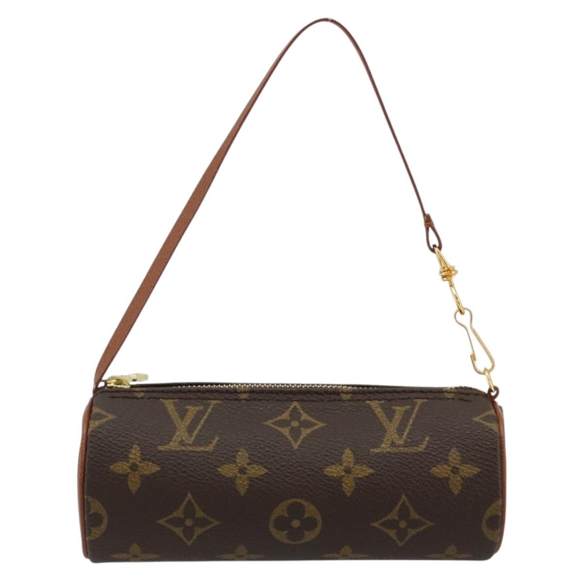 Louis Vuitton Papillon Pochette Monogram Canvas Brown Canvas Clutche & Pouche Bag (Pre-Owned)