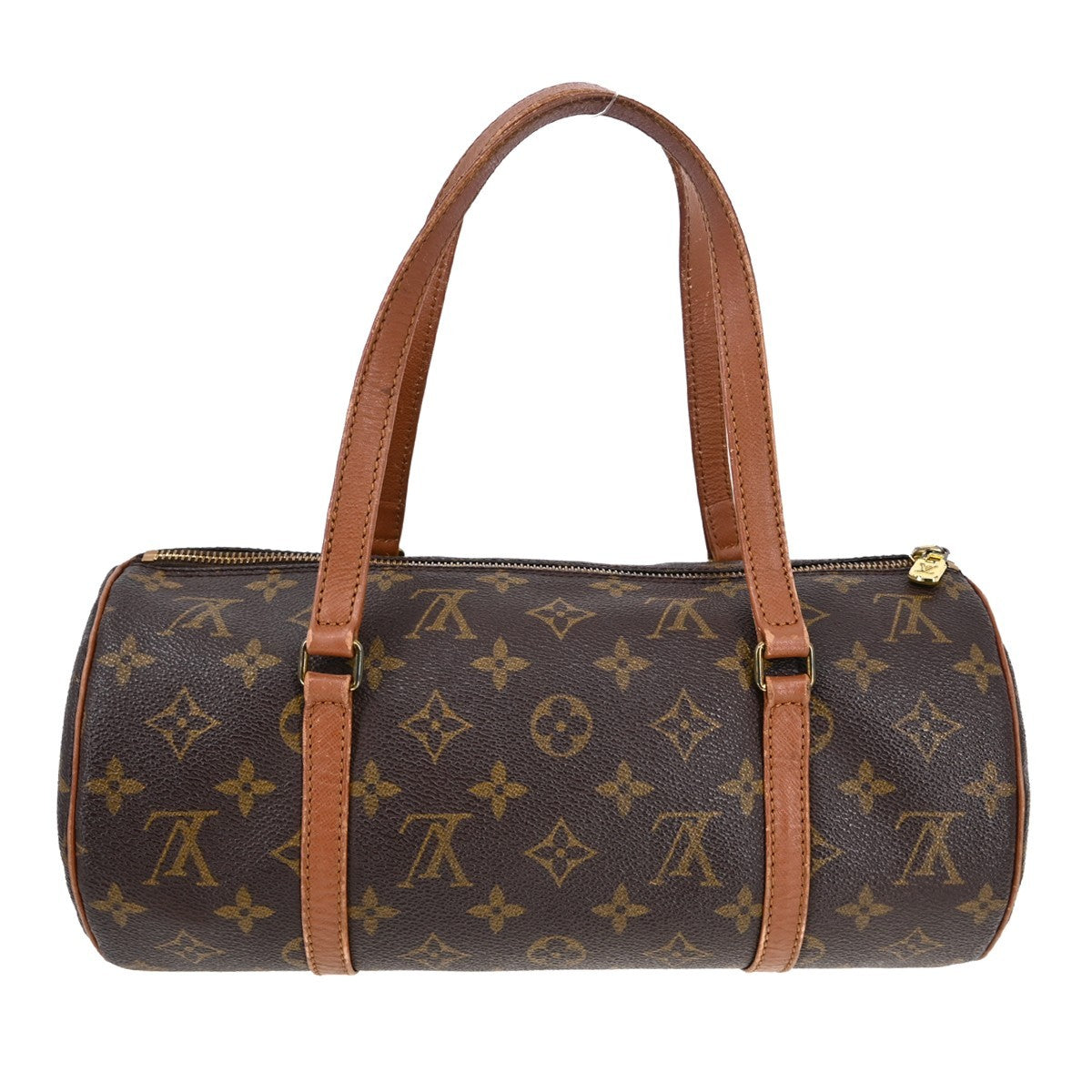 Louis Vuitton Papillon Handbag Monogram Canvas Brown Canvas Handbag (Pre-Owned)
