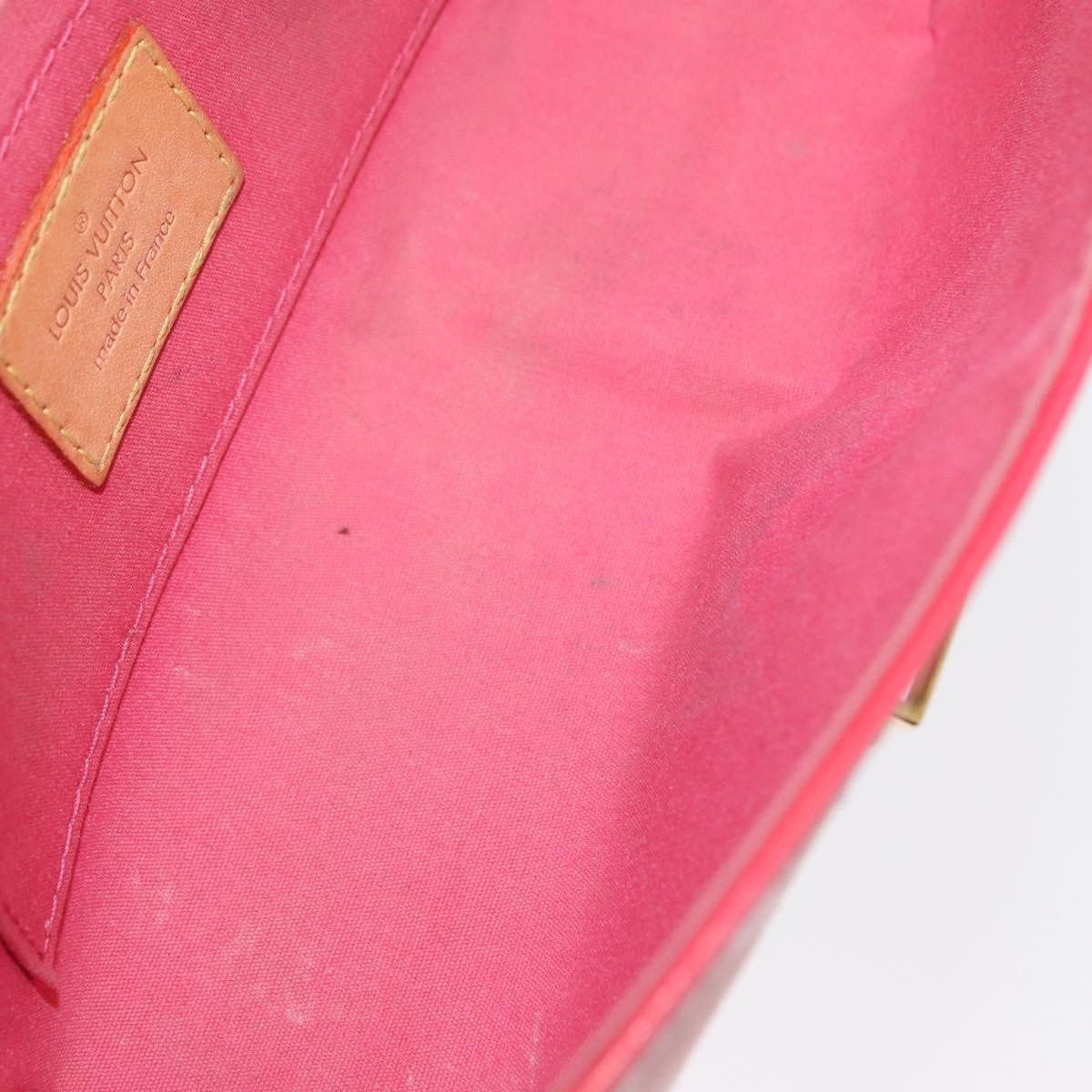 Louis Vuitton Malibu Street Handbag Monogram Vernis Red Patent_Leather Handbag (Pre-Owned)