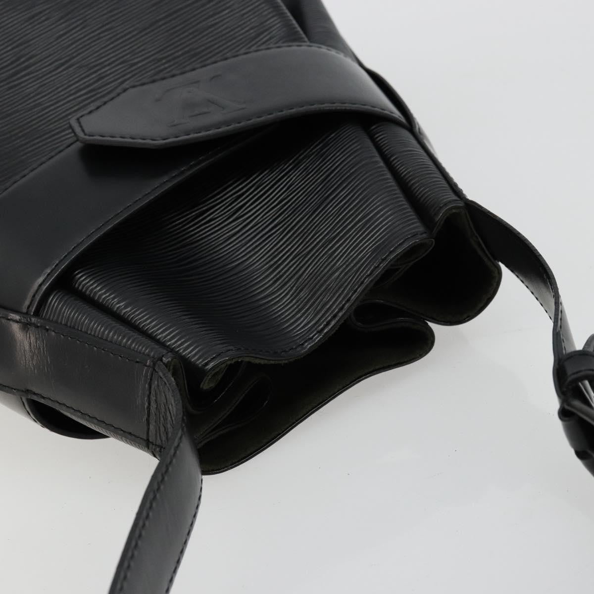 Louis Vuitton Vintage Sac D'epaule Handbag Epi Leather Black Leather Shoulder Bag Bag (Pre-Owned)
