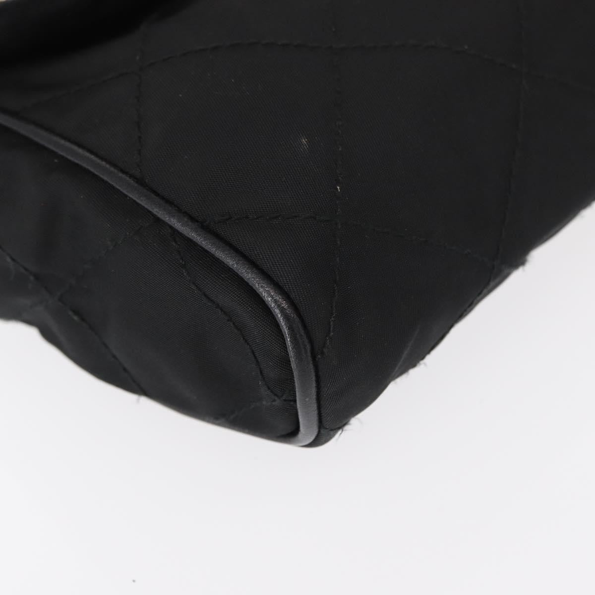 Prada Vintage Shoulder Bag Tessuto Black Nylon Shoulder Bag Bag (Pre-Owned)