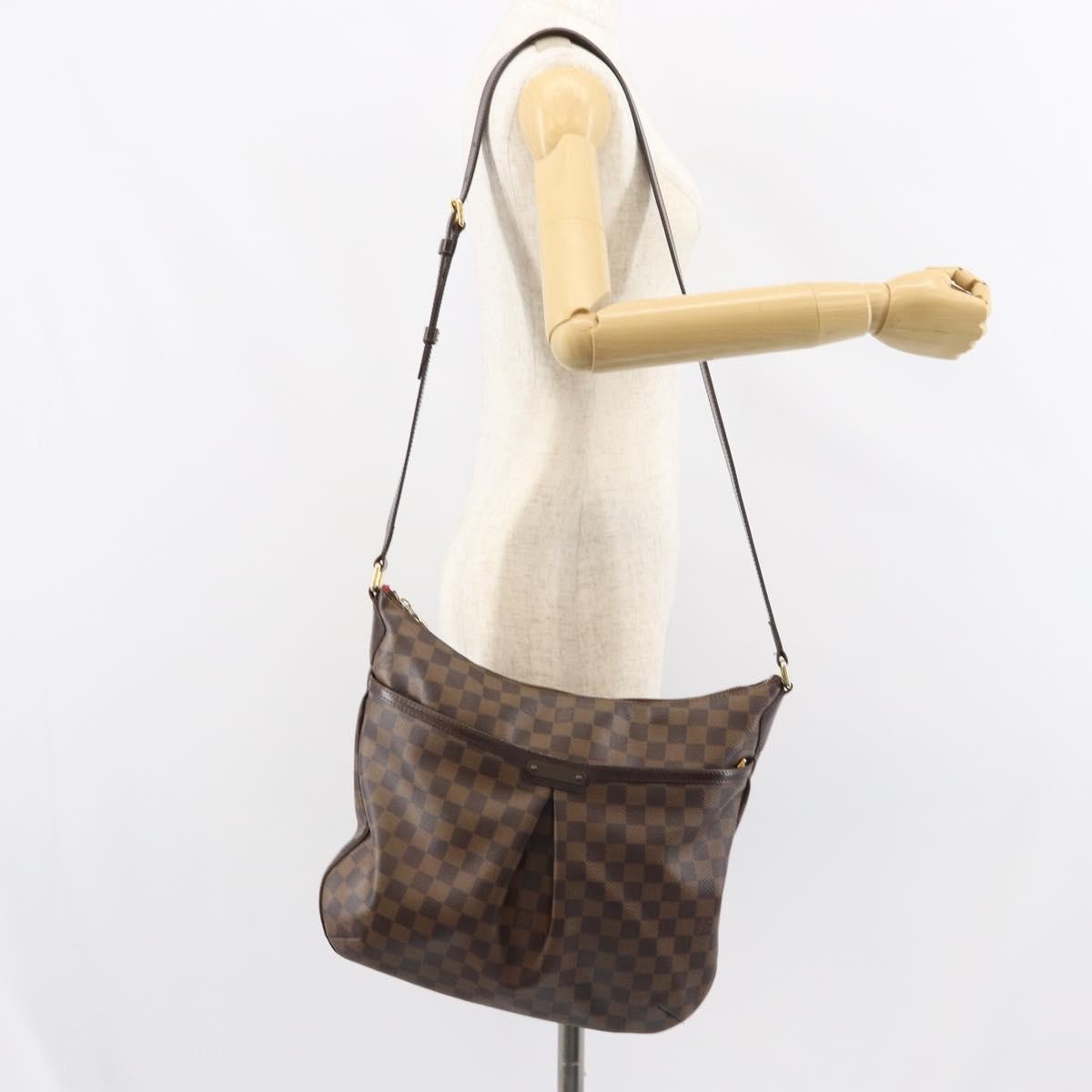 Louis Vuitton Bloomsbury Handbag Damier Brown Canvas Handbag (Pre-Owned)