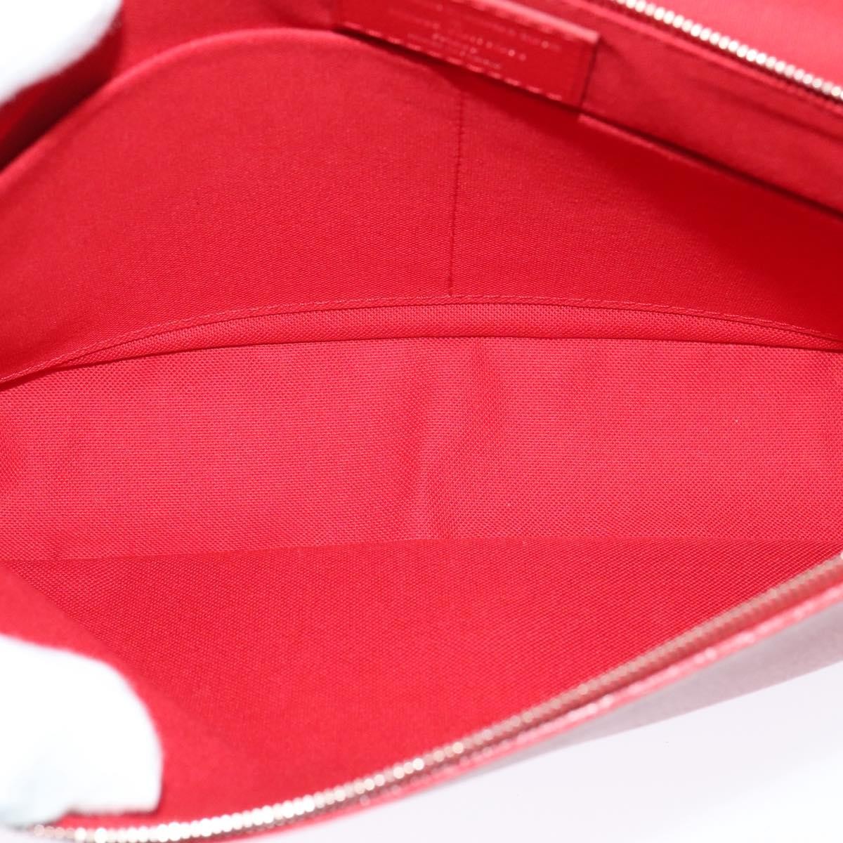 Louis Vuitton Essential Cuir Boheme Handbag Leather Red Leather Shoulder Bag Bag (Pre-Owned)