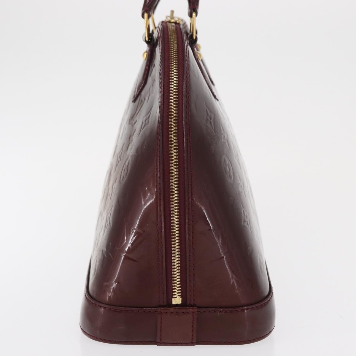 Louis Vuitton Alma Handbag Patent Leather Red Patent_Leather Handbag (Pre-Owned)