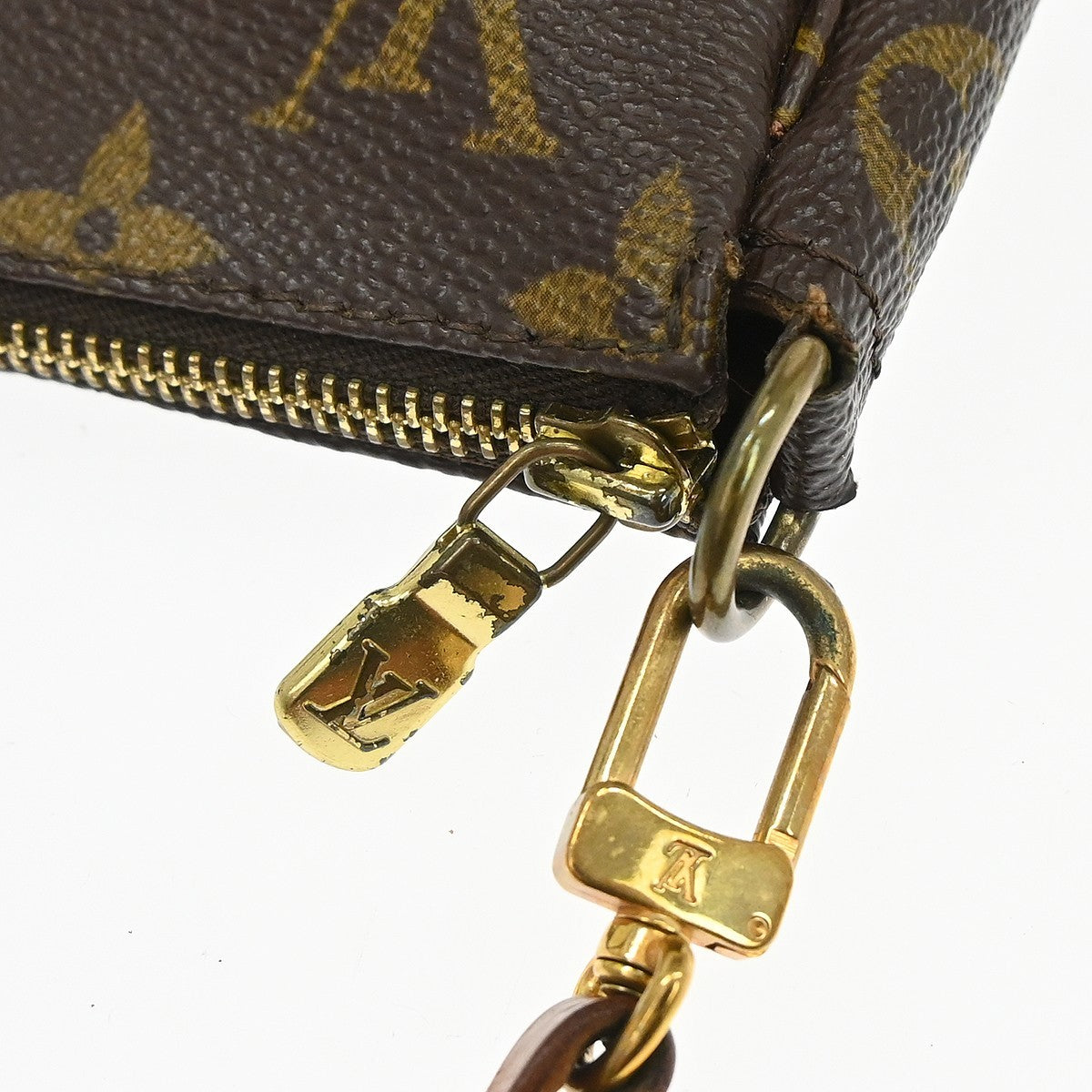 Louis Vuitton Pochette Accessoires Nm Monogram Canvas Brown Canvas Clutche & Pouche Bag (Pre-Owned)