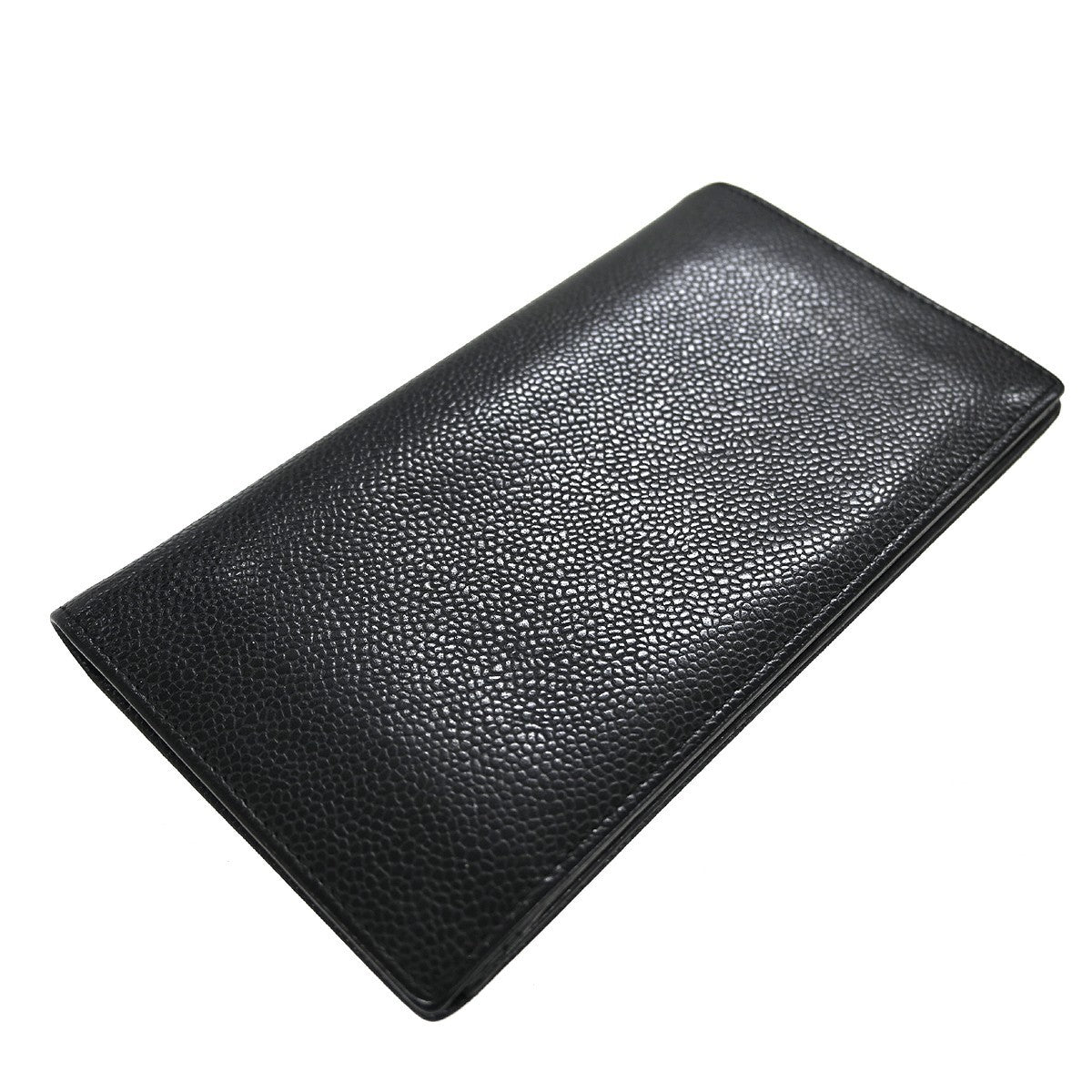 Chanel Timeless Cc French Wallet Caviar Black Leather Wallets Accessory (Pre-Owned)