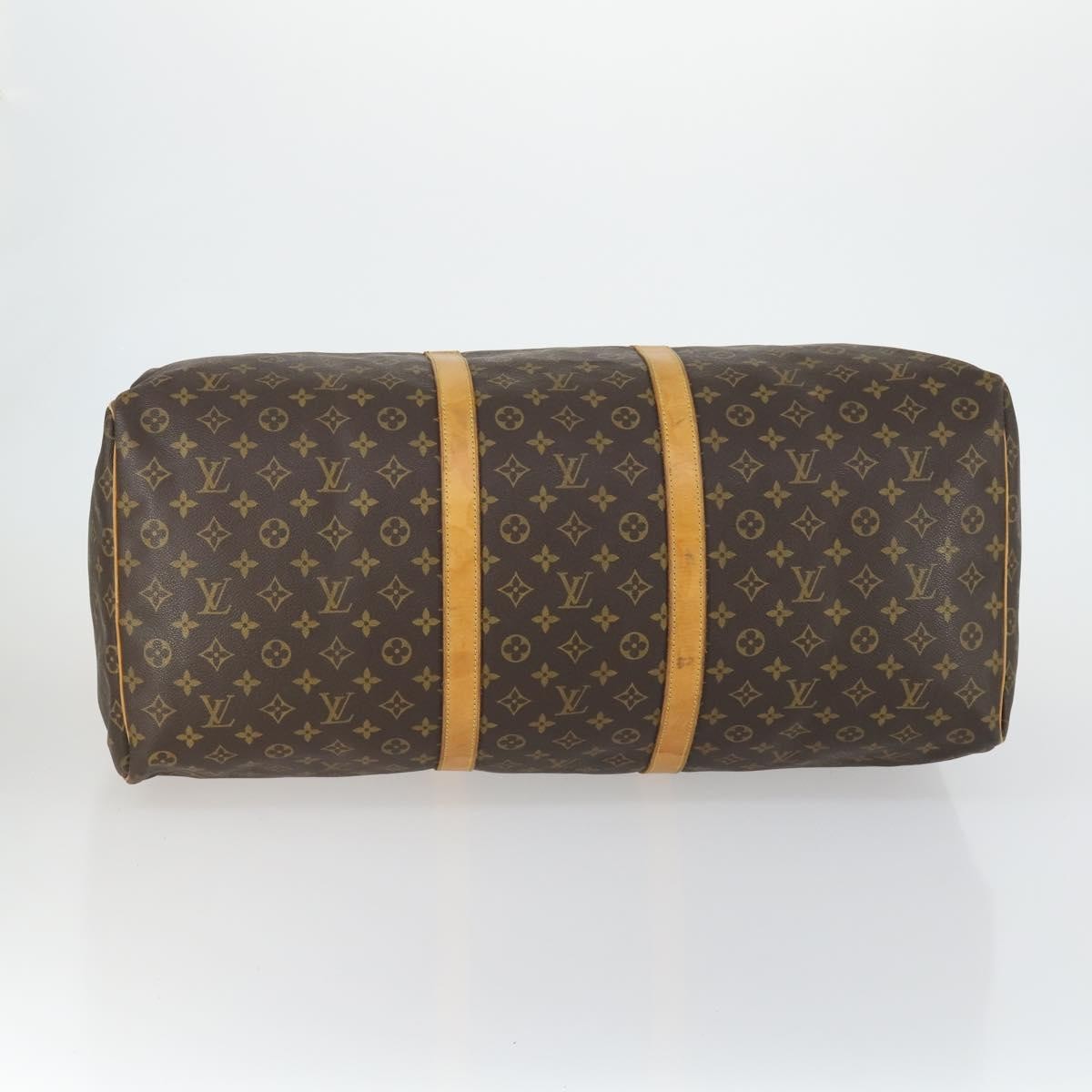 Louis Vuitton Keepall Bag Monogram Canvas Brown Canvas Travel Bag Bag (Pre-Owned)