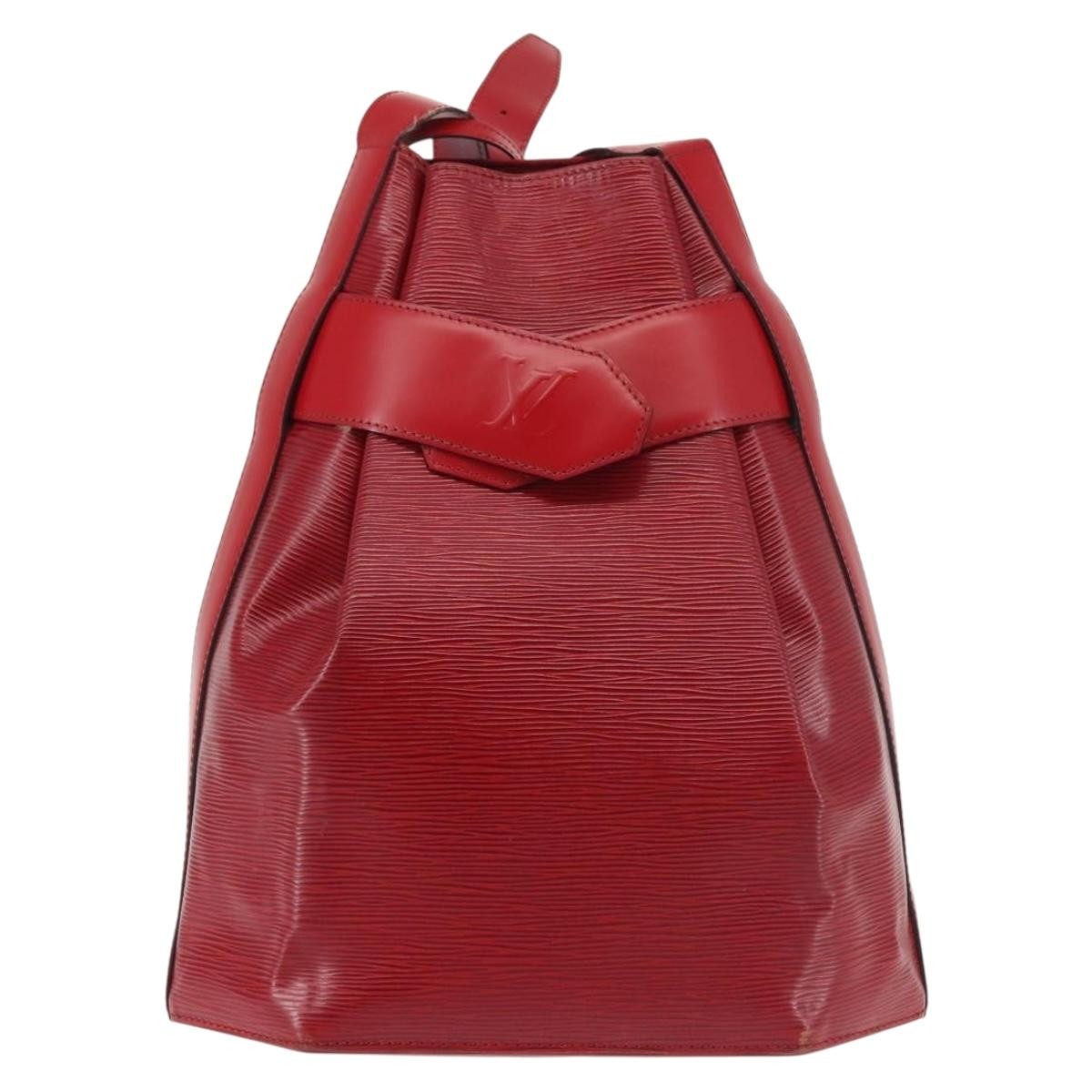 Louis Vuitton Vintage Sac D'epaule Handbag Epi Leather Red Leather Shoulder Bag Bag (Pre-Owned)