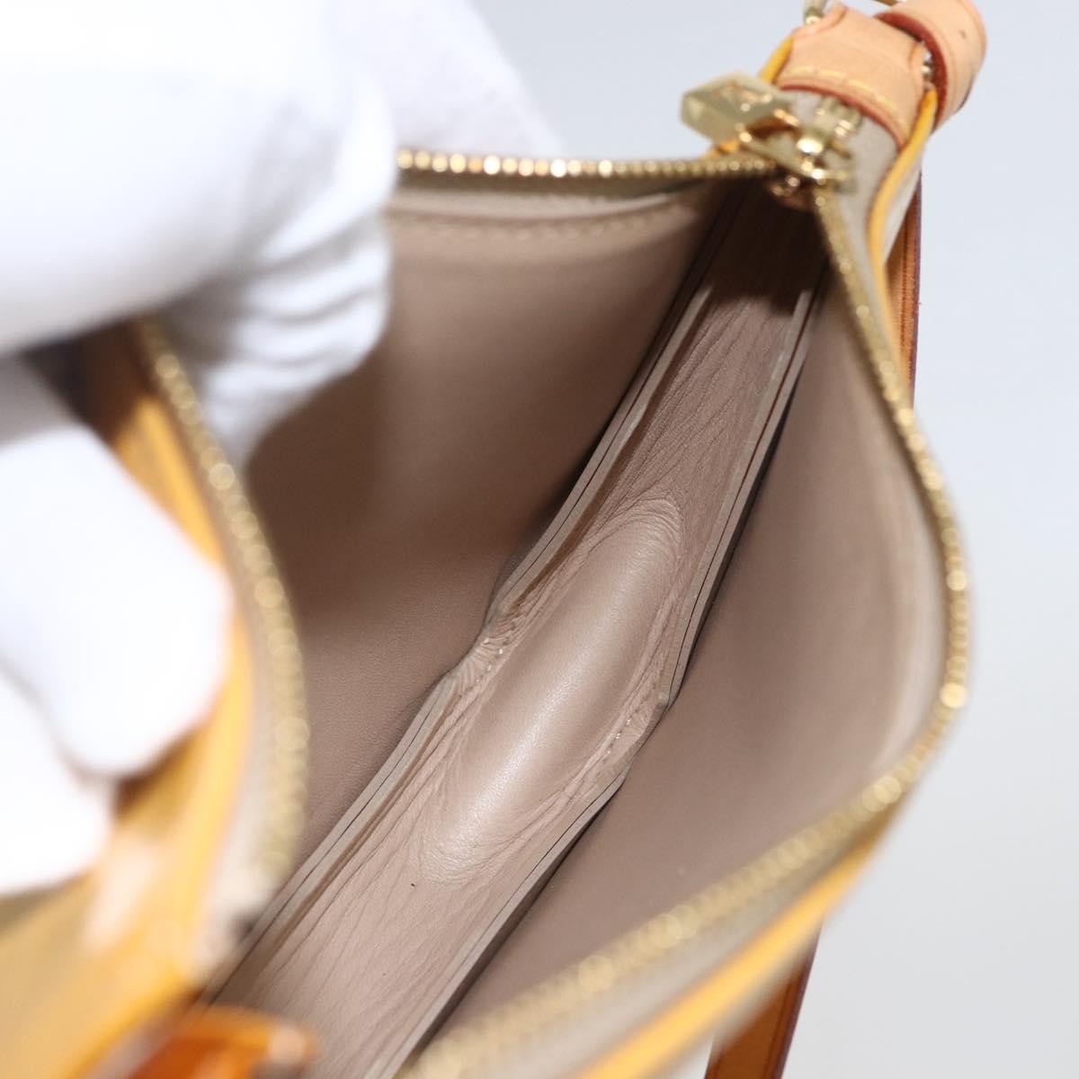 Louis Vuitton Lexington Pochette Monogram Vernis Beige Patent_Leather Clutche & Pouche Bag (Pre-Owned)