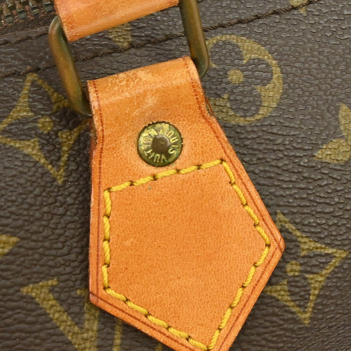 Louis Vuitton Speedy Handbag Monogram Canvas Brown Canvas Handbag (Pre-Owned)
