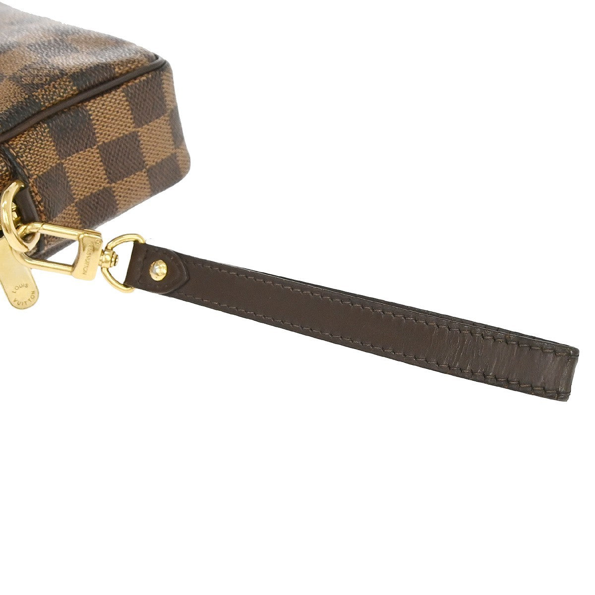 Louis Vuitton Pochette Macao Damier Brown Canvas Clutche & Pouche Bag (Pre-Owned)