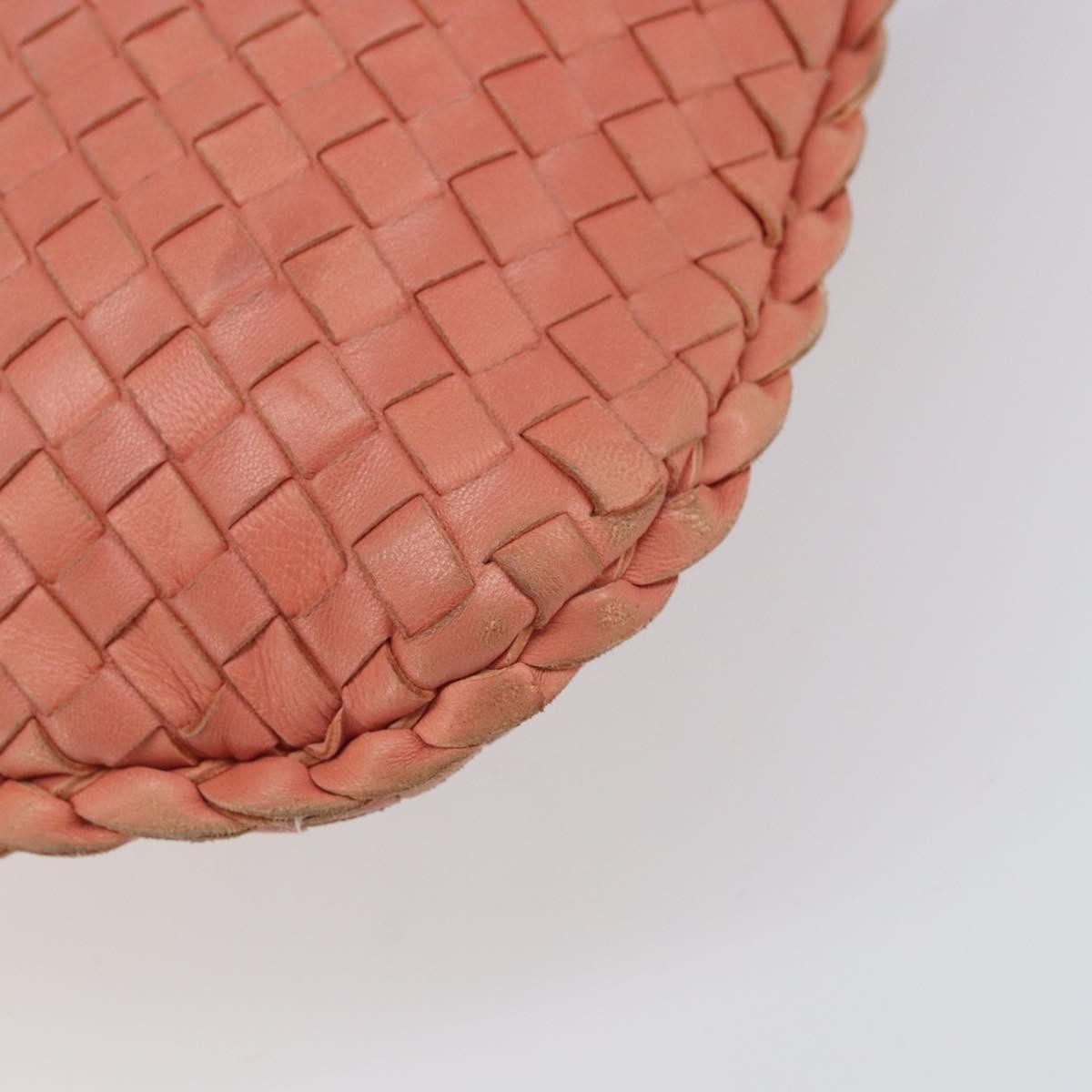 Bottega Veneta Veneta Hobo Intrecciato Nappa Pink Leather Handbag (Pre-Owned)
