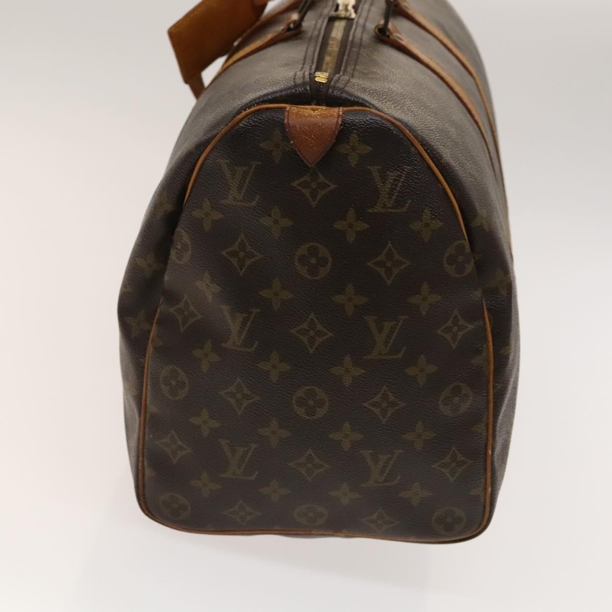 Louis Vuitton Keepall Bag Monogram Canvas Brown Canvas Travel Bag Bag (Pre-Owned)