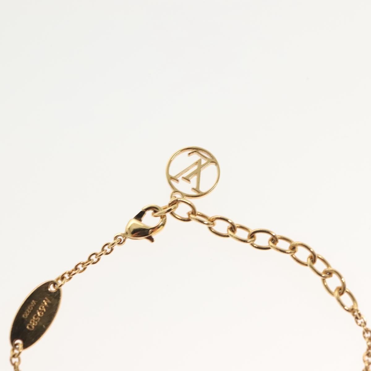 Louis Vuitton Essential V California Dreaming Bracelet Metal With Crystals Gold Metal Bracelet Jewelry (Pre-Owned)