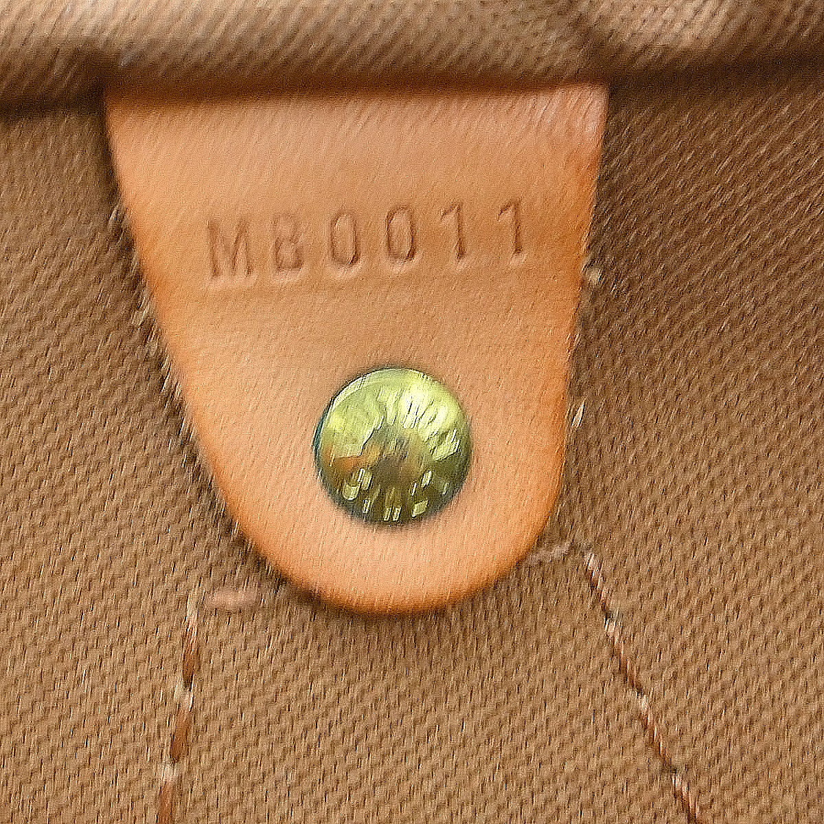 Louis Vuitton Speedy Handbag Monogram Canvas Brown Canvas Handbag (Pre-Owned)