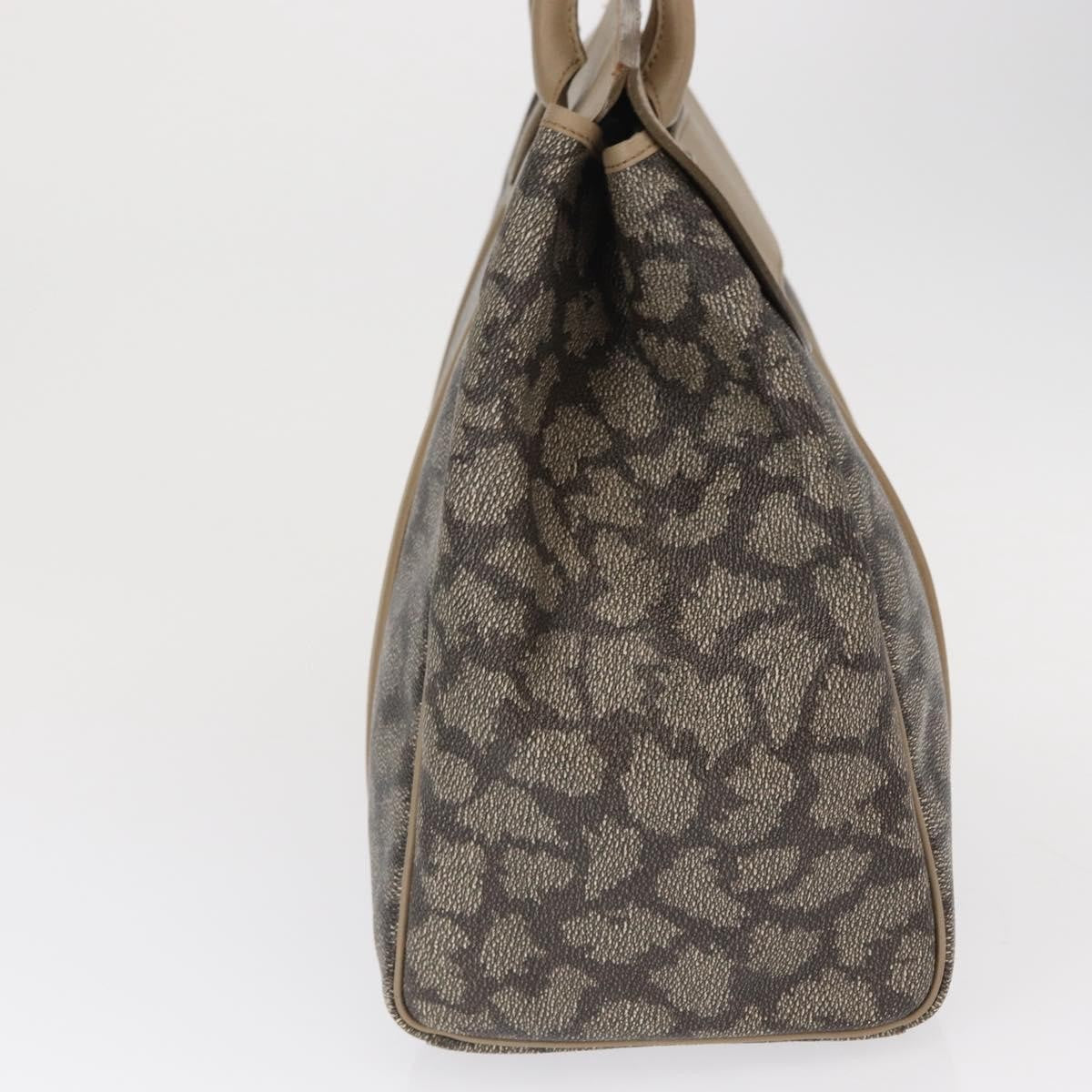 Saint Laurent Vintage Handbag Pvc Leather Gray Pvc Handbag (Pre-Owned)