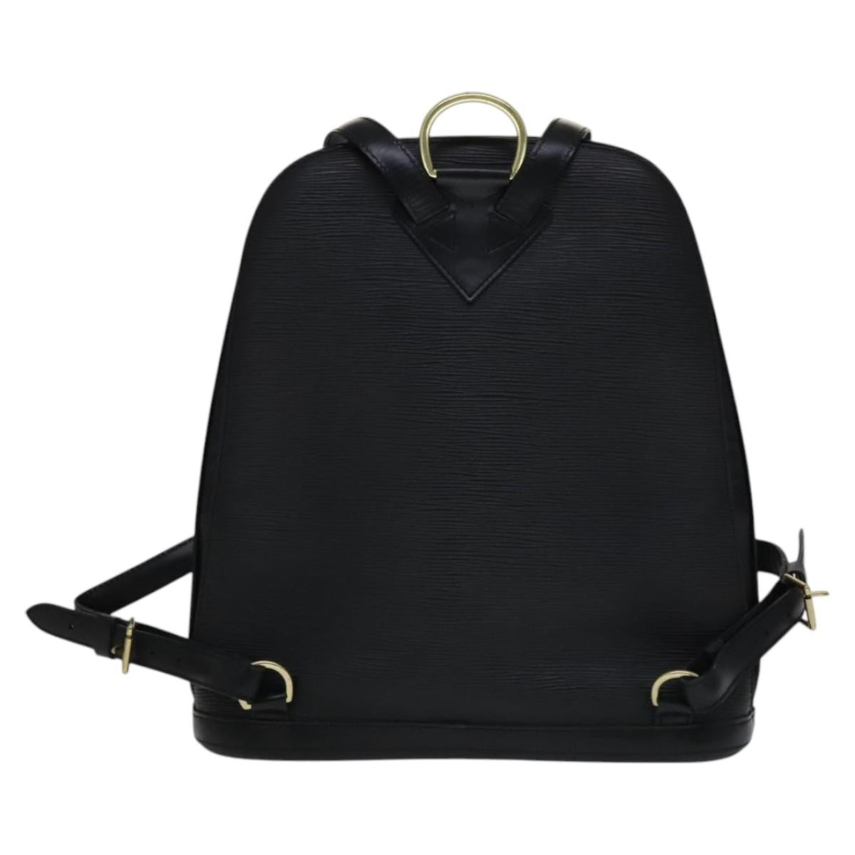 Louis Vuitton Gobelins Backpack Epi Leather Black Leather Backpack Bag (Pre-Owned)