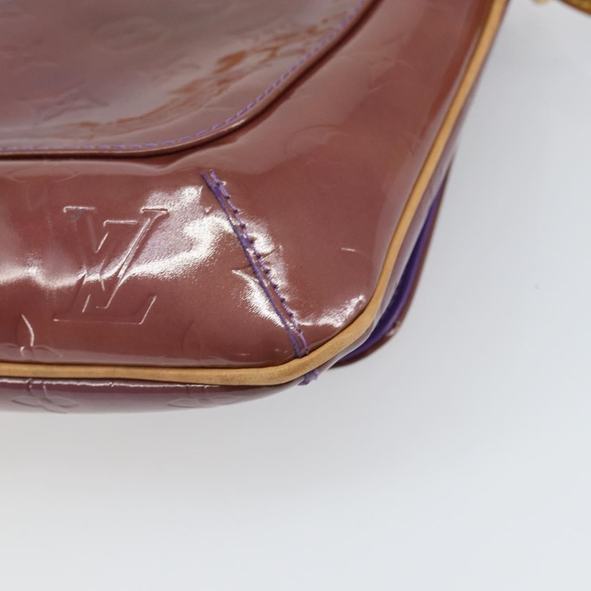 Louis Vuitton Thompson Street Handbag Monogram Vernis Purple Patent_Leather Shoulder Bag Bag (Pre-Owned)