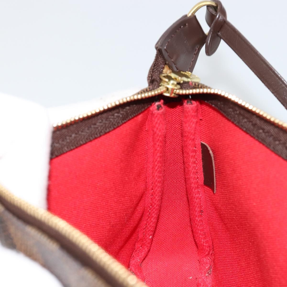 Louis Vuitton Pochette Accessoires Nm Damier Brown Canvas Clutche & Pouche Bag (Pre-Owned)