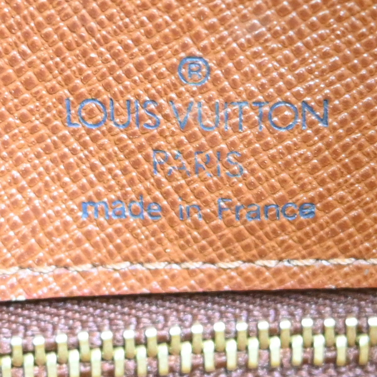 Louis Vuitton Boulogne Handbag Monogram Canvas Brown Canvas Shoulder Bag Bag (Pre-Owned)