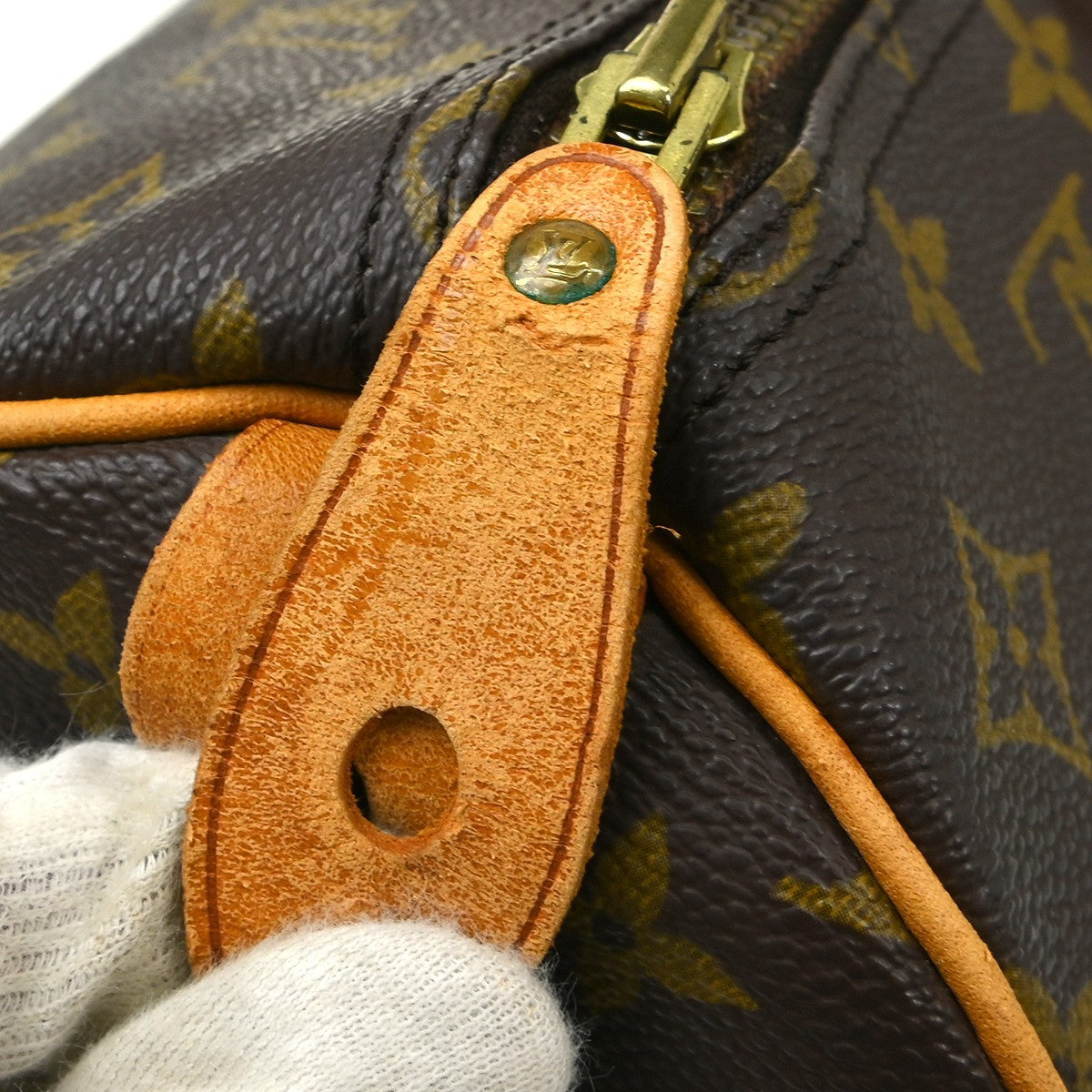Louis Vuitton Speedy Handbag Monogram Canvas Brown Canvas Handbag (Pre-Owned)