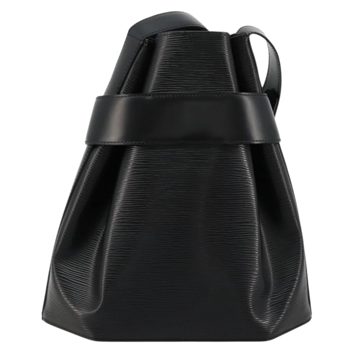 Louis Vuitton Vintage Sac D'epaule Handbag Epi Leather Black Leather Shoulder Bag Bag (Pre-Owned)