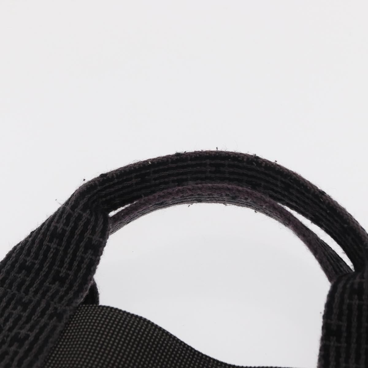Hermes Fourre-Tout Herline Canvas Gray Canvas Tote Bag Bag (Pre-Owned)