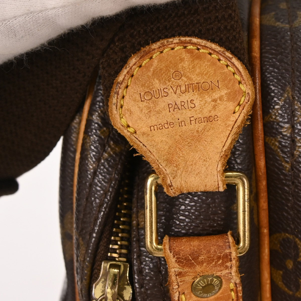 Louis Vuitton Reporter Bag Monogram Canvas Brown Canvas Shoulder Bag Bag (Pre-Owned)