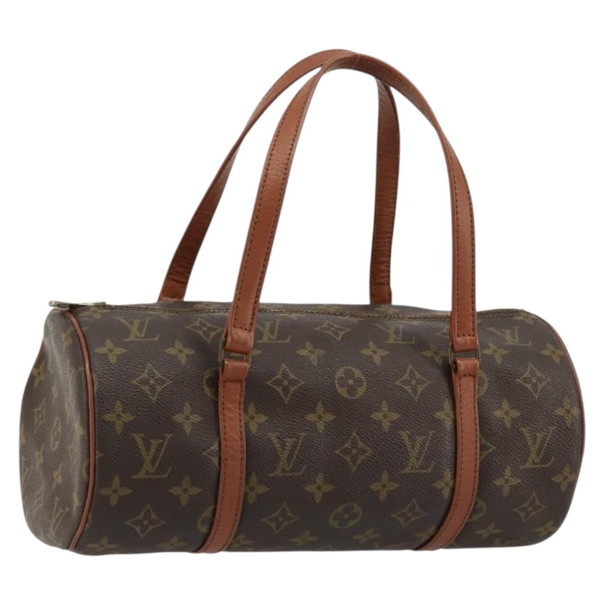 Louis Vuitton Papillon Handbag Monogram Canvas Brown Canvas Handbag (Pre-Owned)