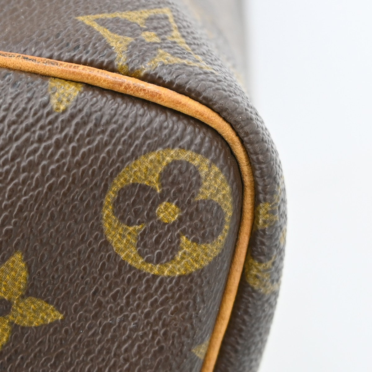 Louis Vuitton Speedy Handbag Monogram Canvas Brown Canvas Handbag (Pre-Owned)