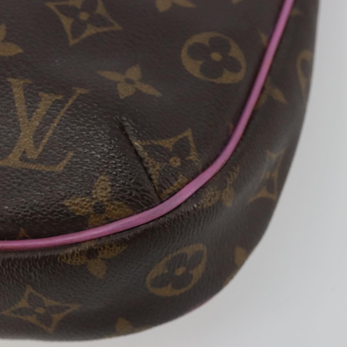Louis Vuitton Odeon Handbag Monogram Canvas Brown Canvas Shoulder Bag Bag (Pre-Owned)