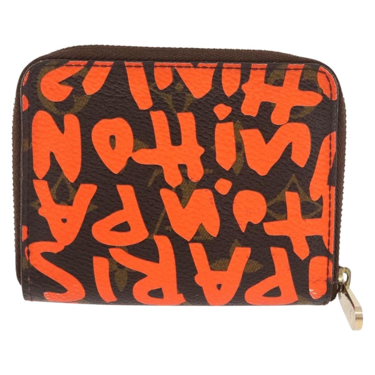 Louis Vuitton Porte-Monnaie Zippy Wallet Monogramme Empreinte Orange Canvas Wallets Accessory (Pre-Owned)