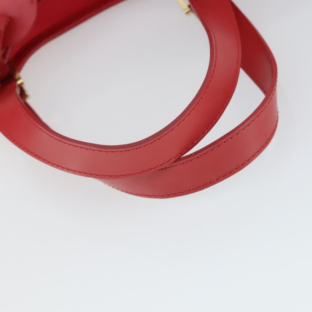 Louis Vuitton Plage Lagoon Bay Handbag Vinyl Epi Leather Red Plastic Tote Bag Bag (Pre-Owned)