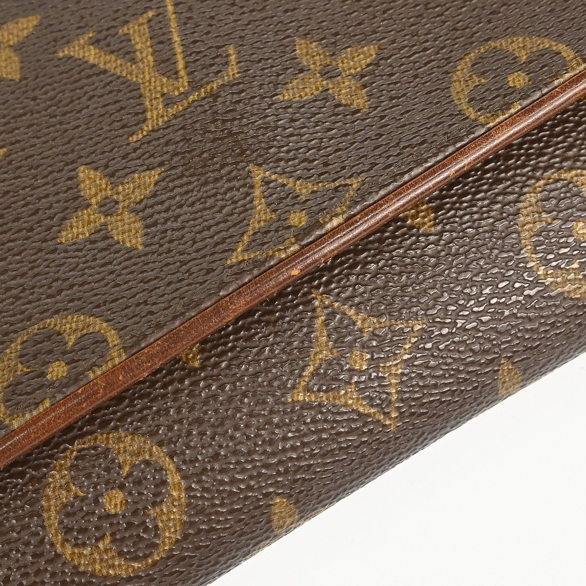 Louis Vuitton Twin Handbag Monogram Canvas Brown Canvas Clutche & Pouche Bag (Pre-Owned)