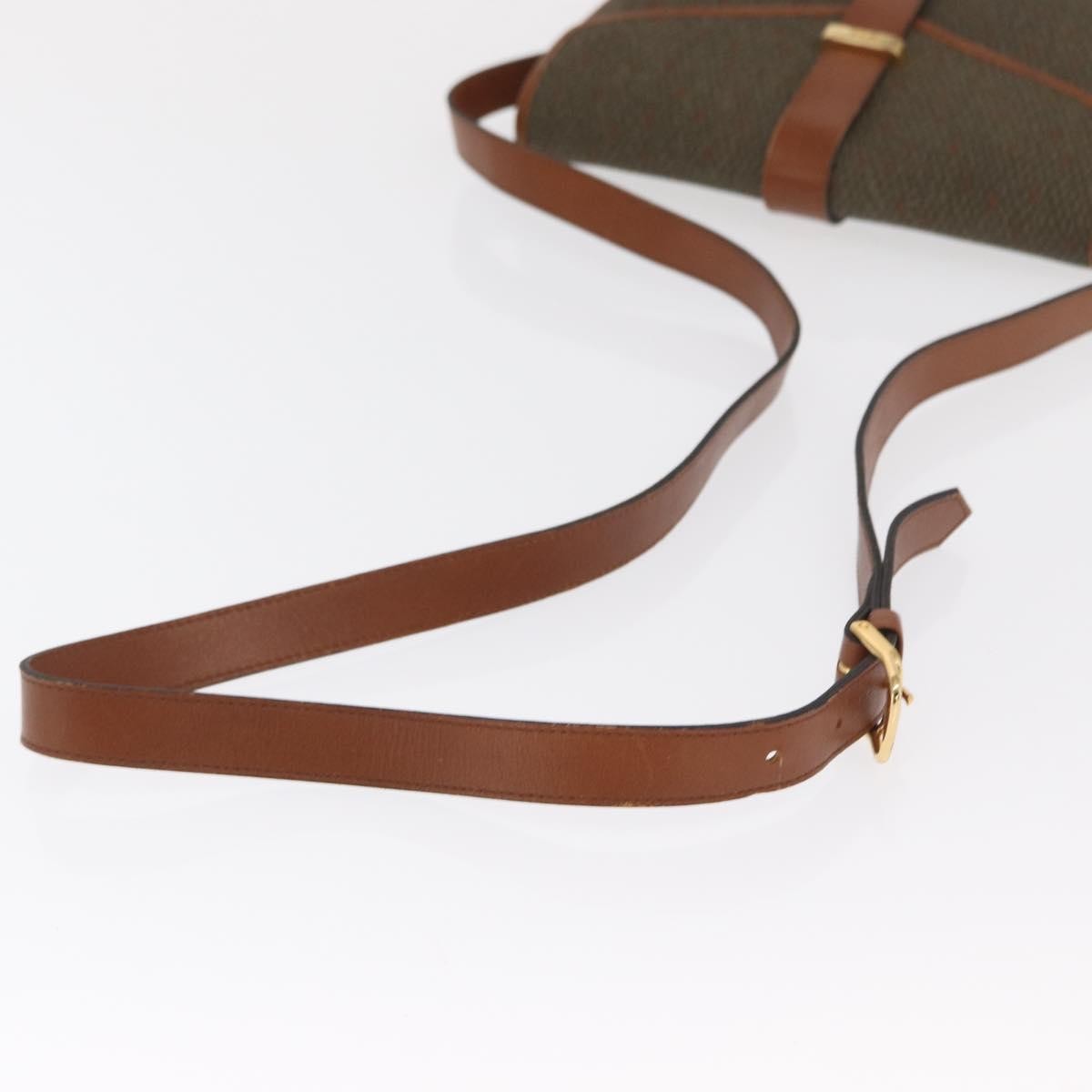 Saint Laurent Vintage Shoulder Bag Canvas Khaki Canvas Shoulder Bag Bag (Pre-Owned)