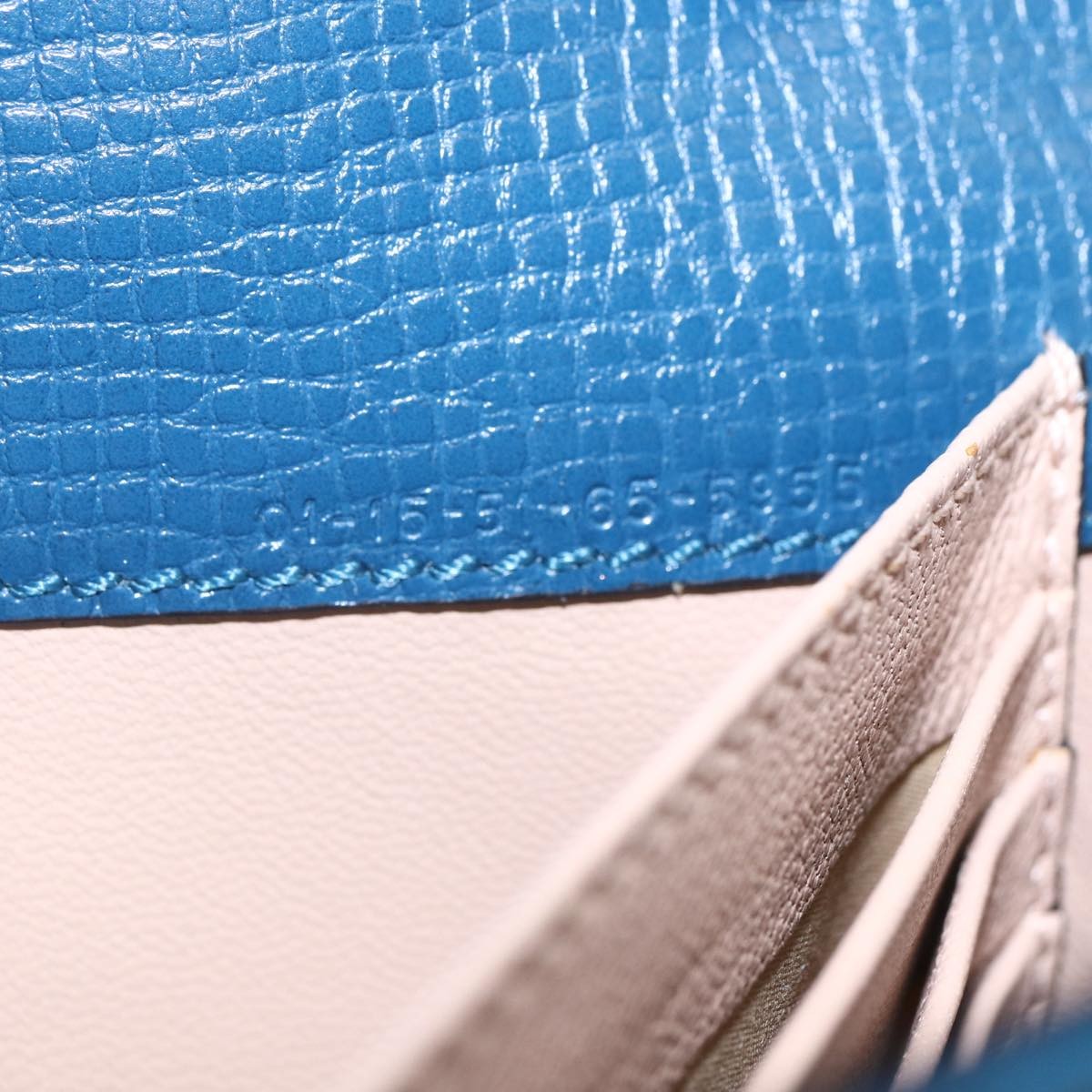 Chloe Vintage Shoulder Bag Leather Blue Leather Shoulder Bag Bag (Pre-Owned)