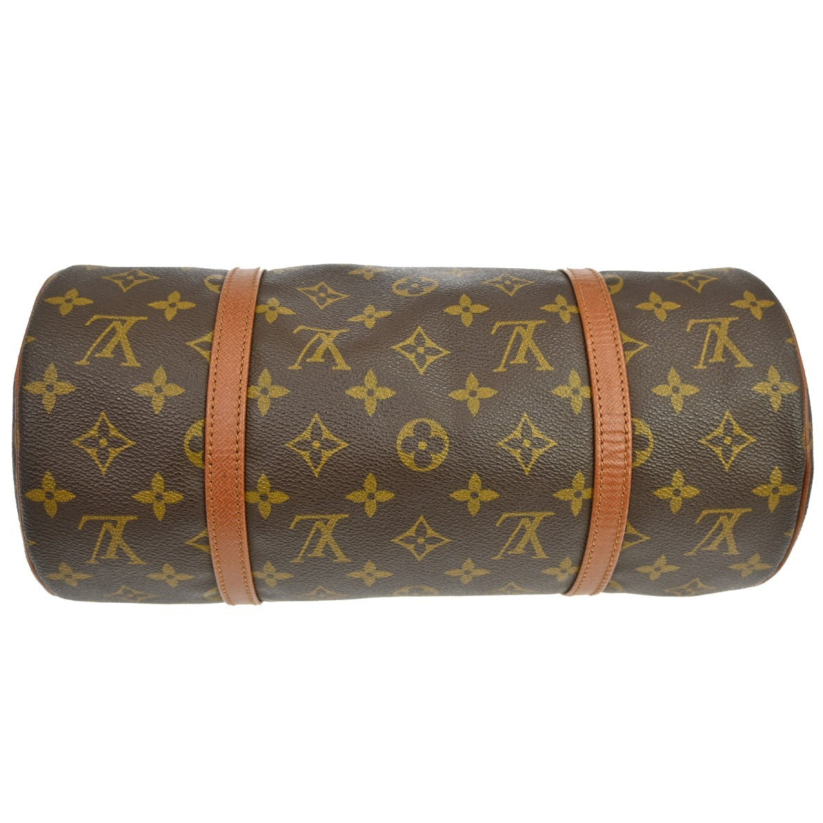 Louis Vuitton Papillon Handbag Monogram Canvas Brown Canvas Handbag (Pre-Owned)