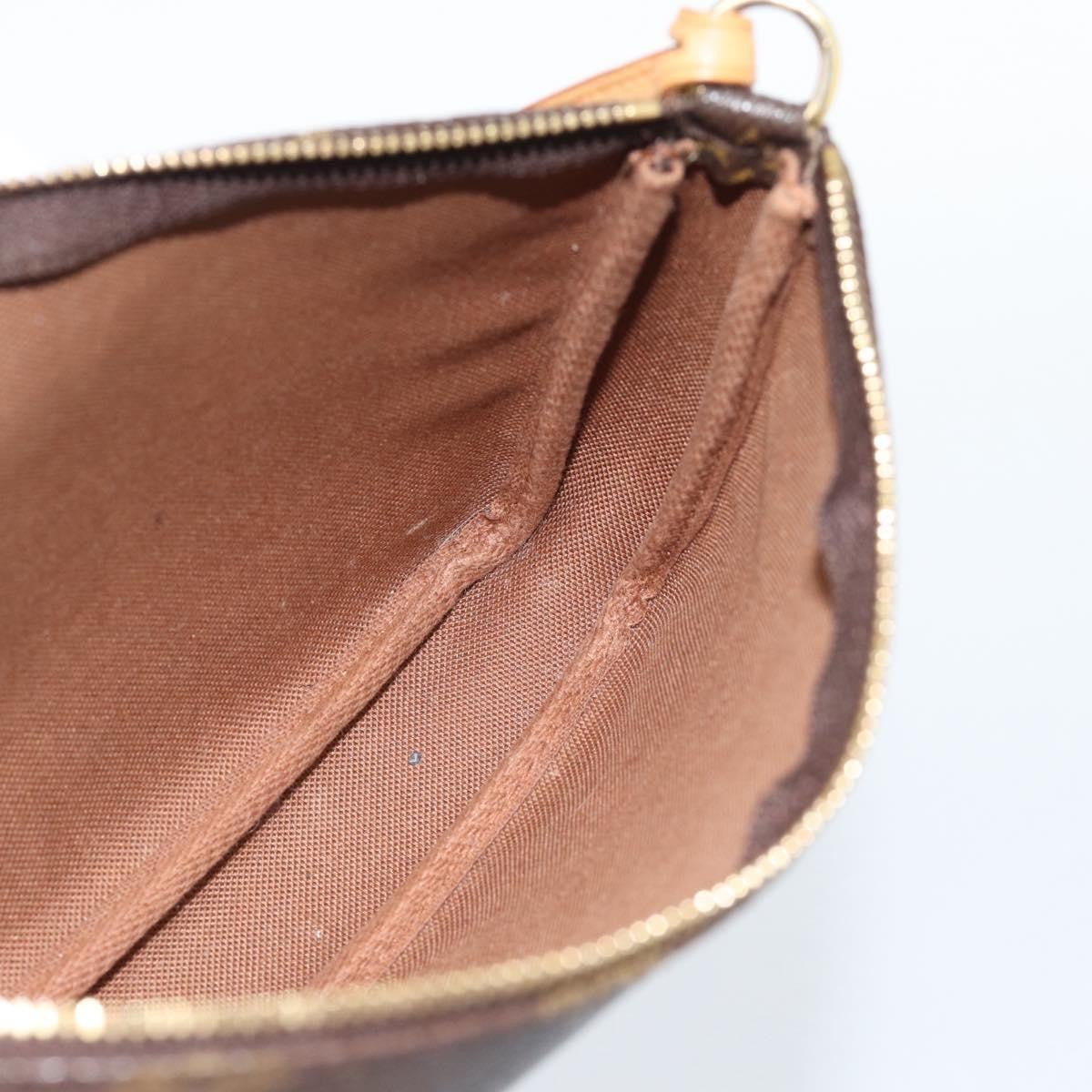 Louis Vuitton Pochette Accessoires Nm Monogram Canvas Brown Canvas Clutche & Pouche Bag (Pre-Owned)