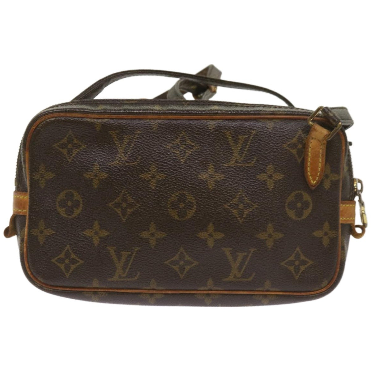 Louis Vuitton Pochette Marly Bandouliere Bag Monogram Canvas Brown Canvas Shoulder Bag Bag (Pre-Owned)