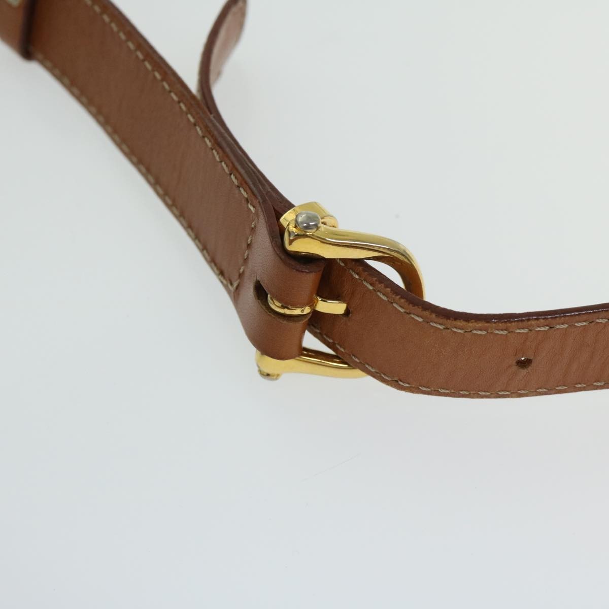 Celine Vintage Macadam Shoulder Bag Canvas And Leather Brown Canvas Shoulder Bag Bag (Pre-Owned)