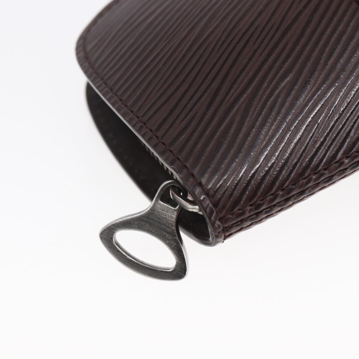 Louis Vuitton Demi Lune Coin Purse Epi Leather Brown Leather Wallets Accessory (Pre-Owned)
