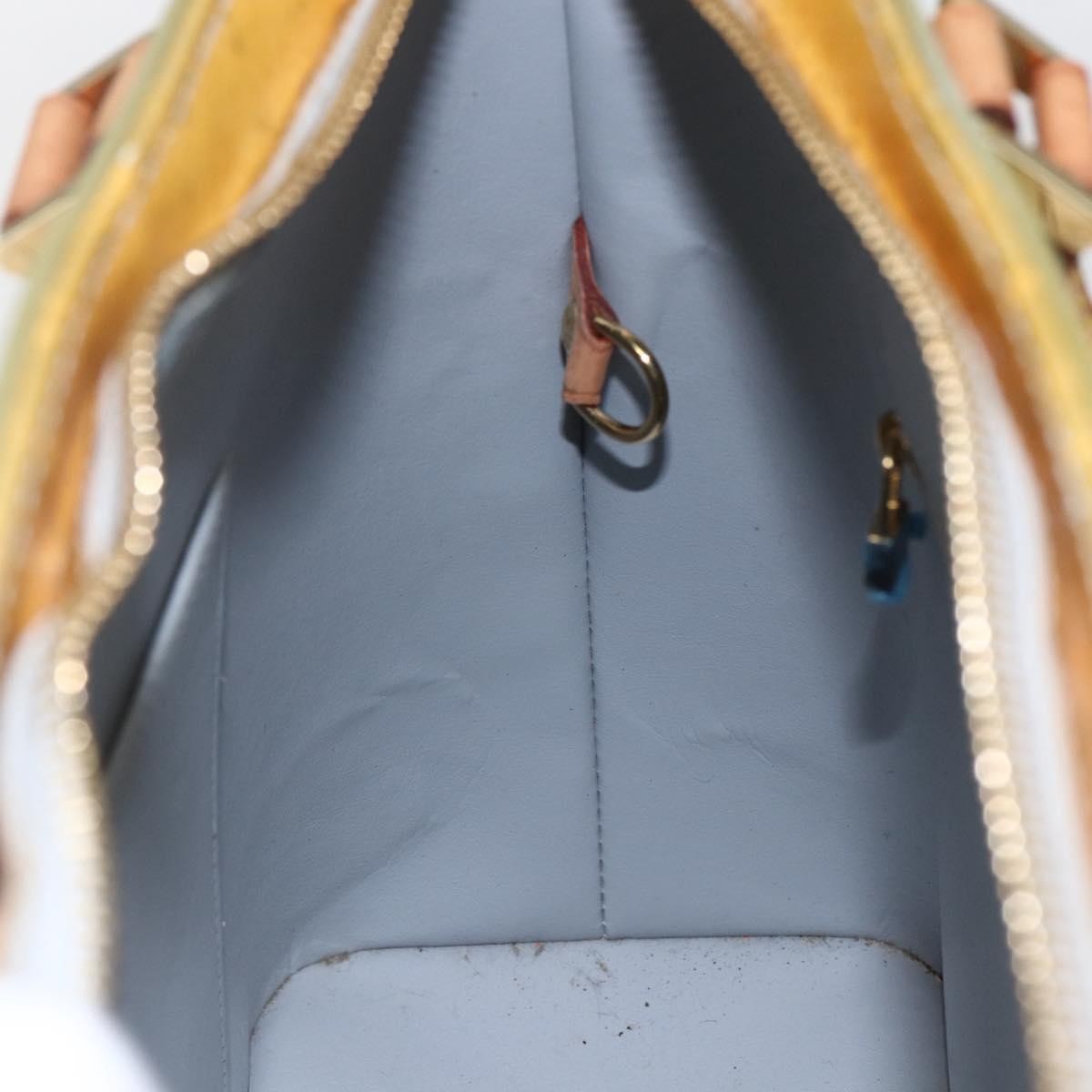 Louis Vuitton Houston Handbag Monogram Vernis Green Patent_Leather Tote Bag Bag (Pre-Owned)