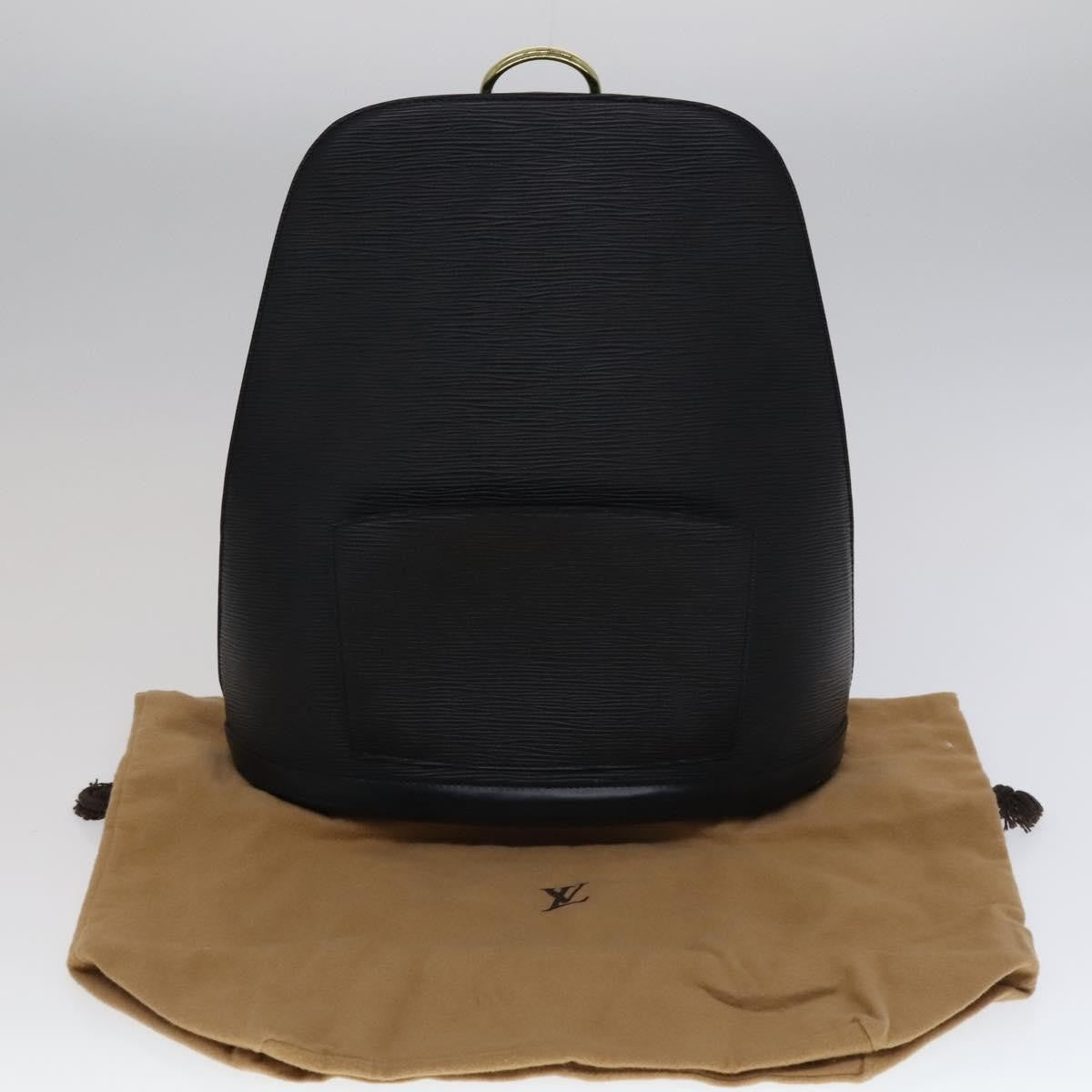 Louis Vuitton Gobelins Backpack Epi Leather Black Leather Backpack Bag (Pre-Owned)