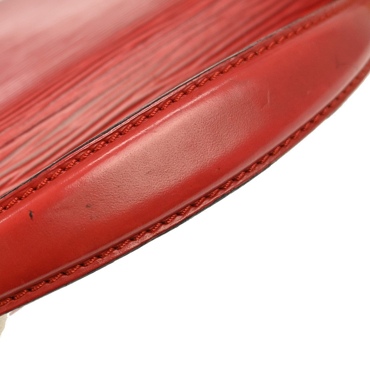 Louis Vuitton Monceau Handbag Epi Leather Red Leather Handbag (Pre-Owned)